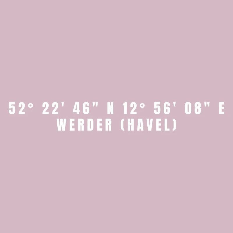 Werder (Havel) Brandenburg Coordinates