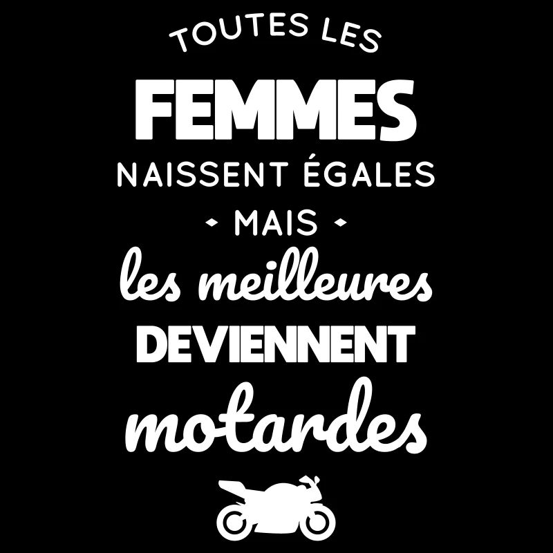 Femmes égales meilleures deviennent motardes