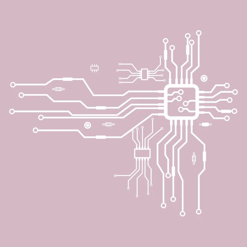 Computer CPU Heart - Funny Gift Computer Science