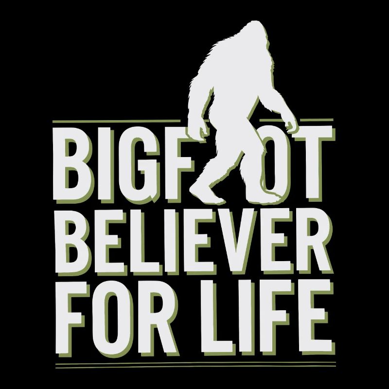 Bigfoot Believer Sasquatch Cryptid Forest Creature
