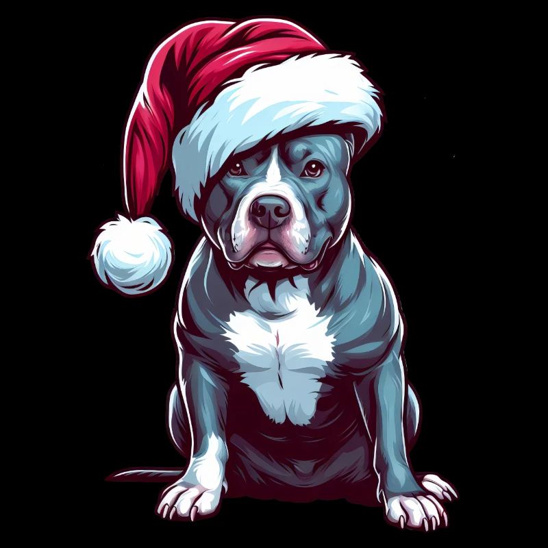 Pitbull Der Weihnachtsmann