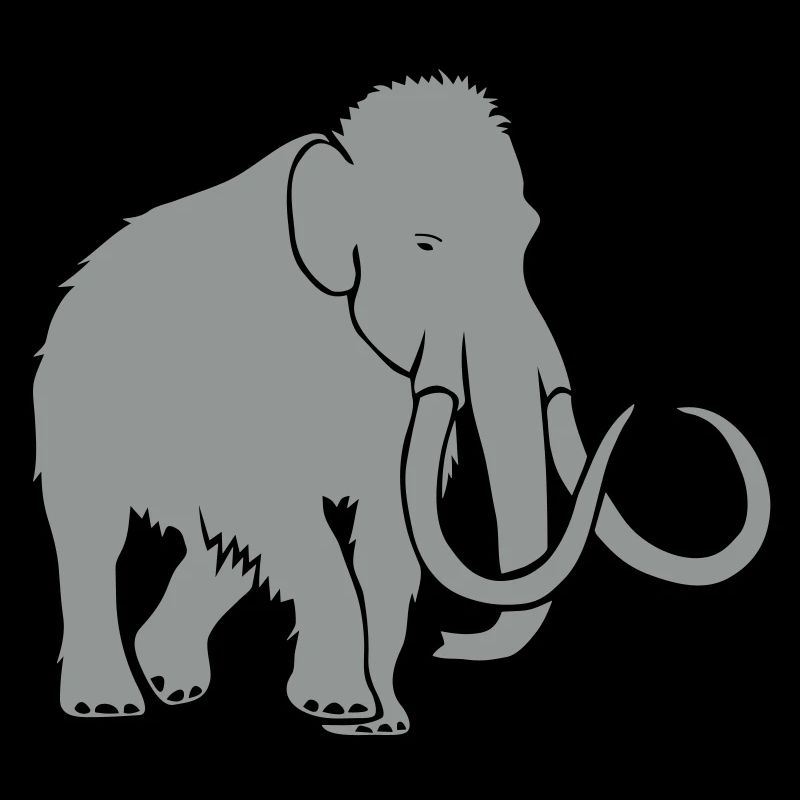 mammoth elephant stone age cave hunter outdoor