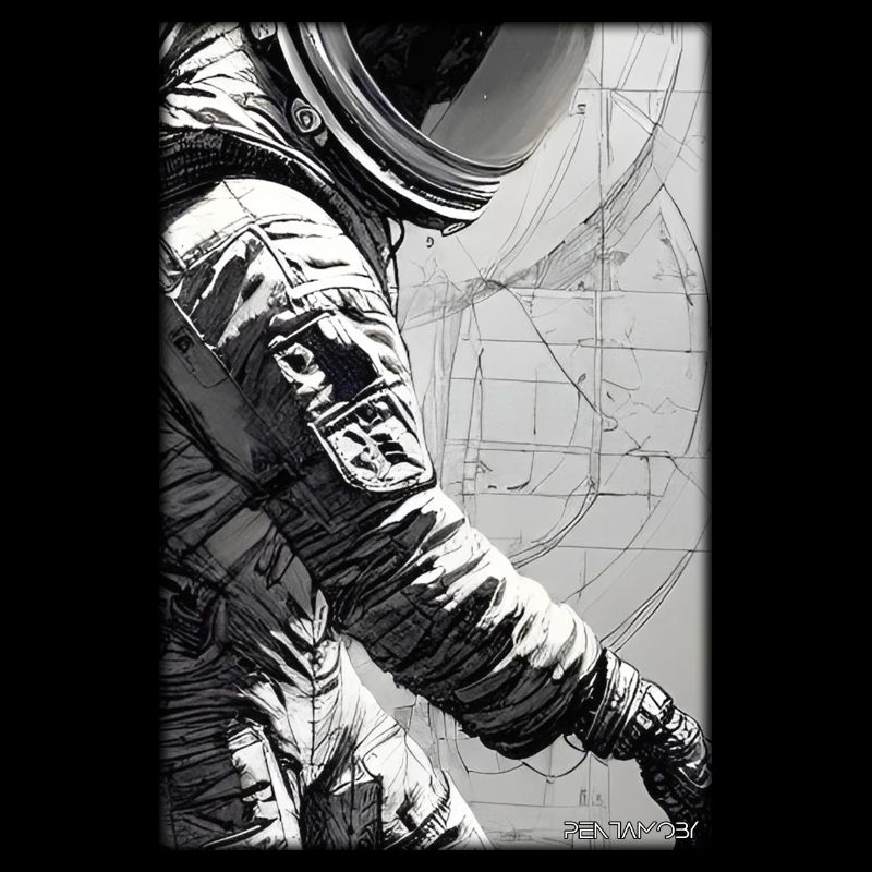 Technologie de science-fiction Astronaut Future