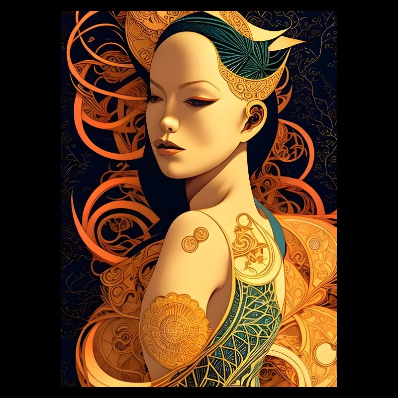 Narada - Mechanisch geometrischer Kunst Stil