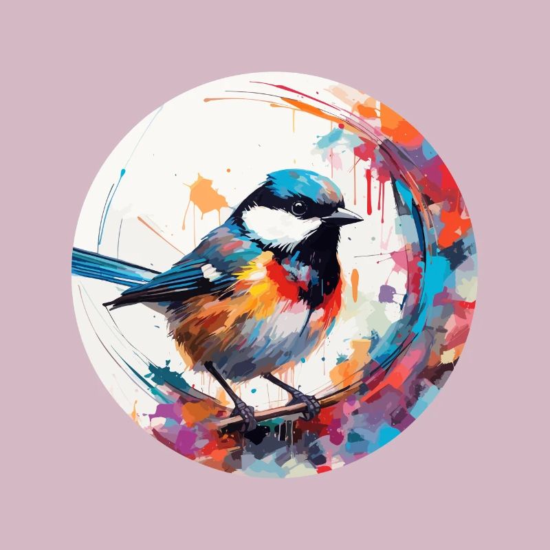 Chickadee bird