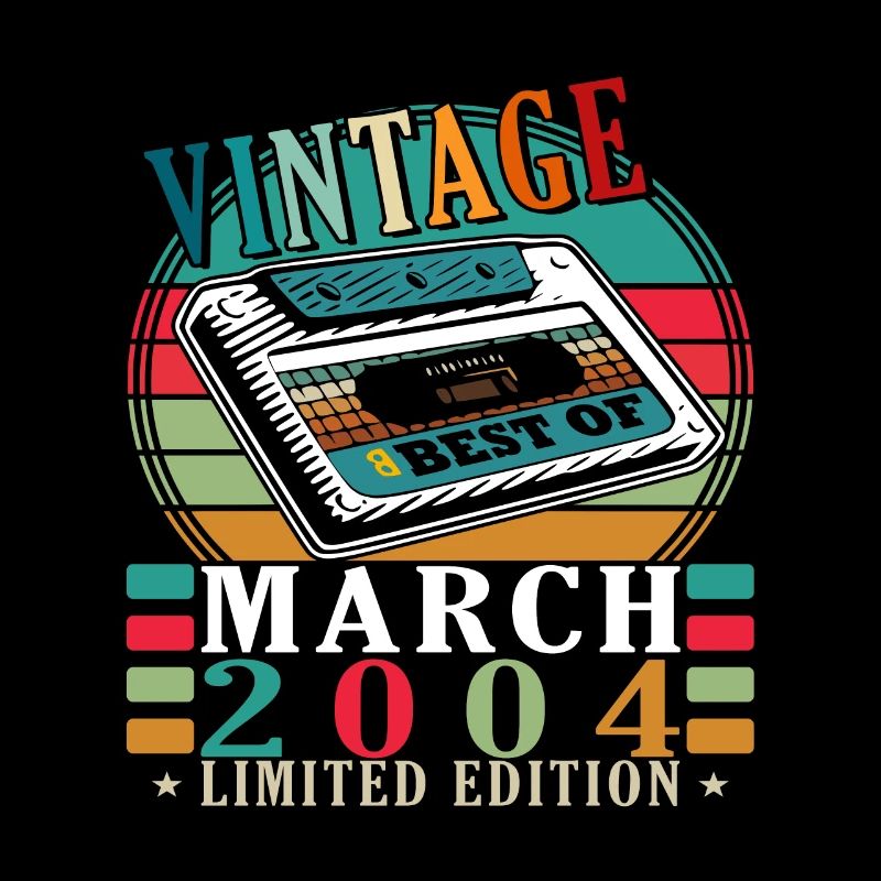 Original mars 2004 Vintage Anniversaire 2004
