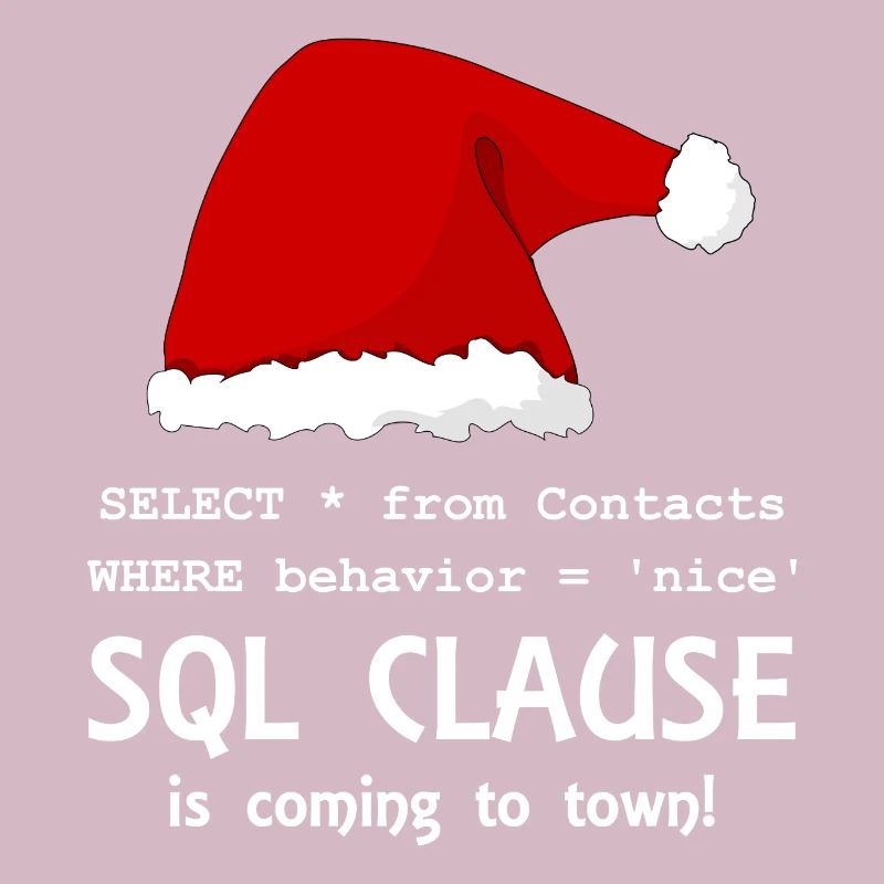 Sql Clause arrive en ville! - blanc