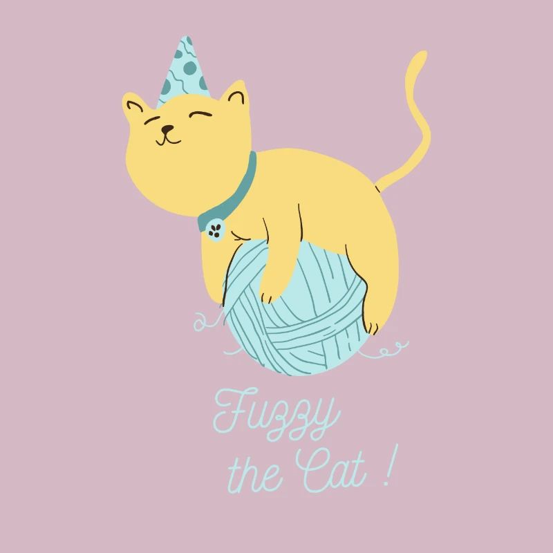 floue le chat mignon