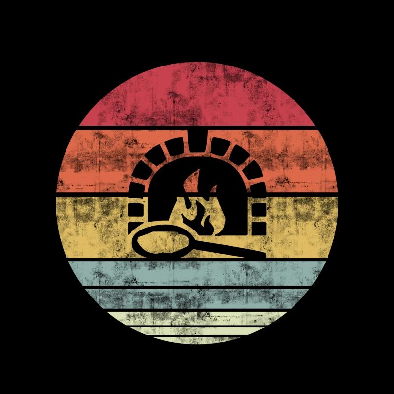 Four à pizza vintage rétro cadeau idée pizza maker