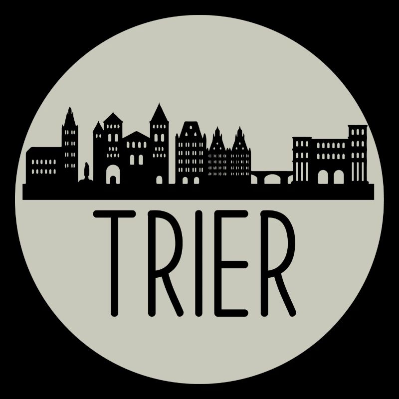 Trier, sheare-cut, skyline, circle, beige