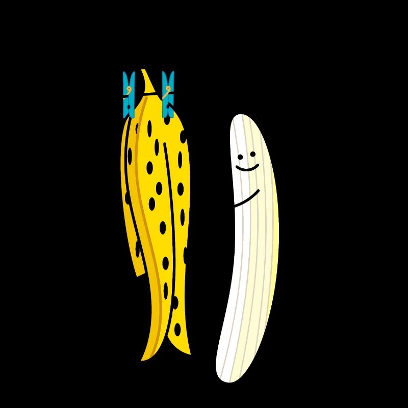 Banane und Wäsche Sprüche