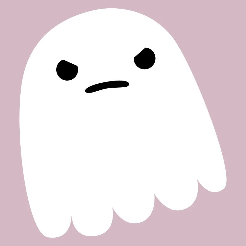 Very unhappy ghost (angry Ghost)