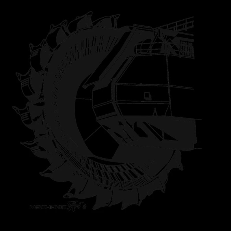 énorme roue à aubes