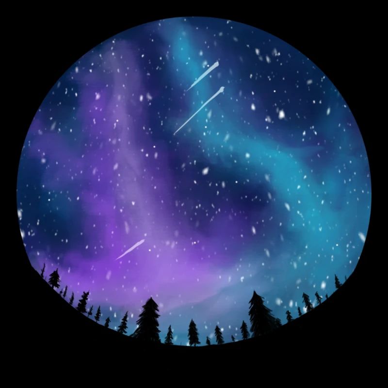 Galaxy in the night sky