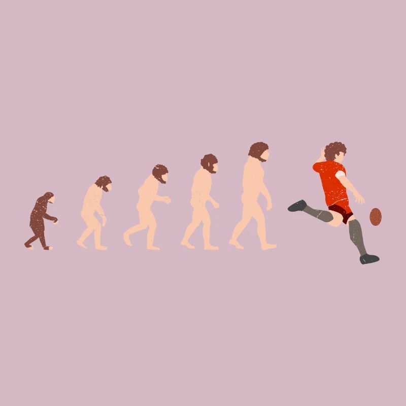Evolution Rugby Drôle d’idée cadeau