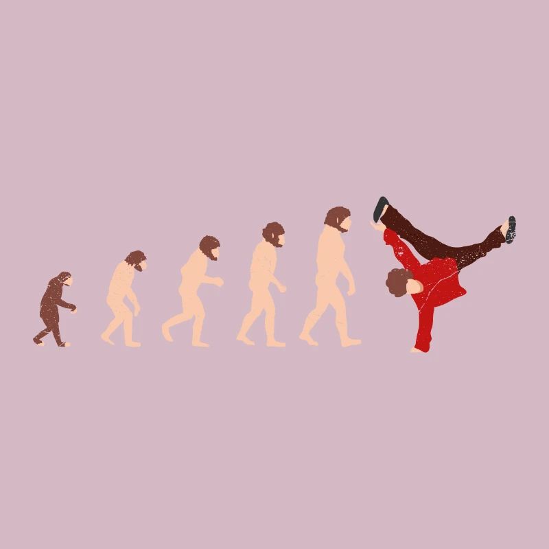 Evolution Breakdance Idée cadeau drôle