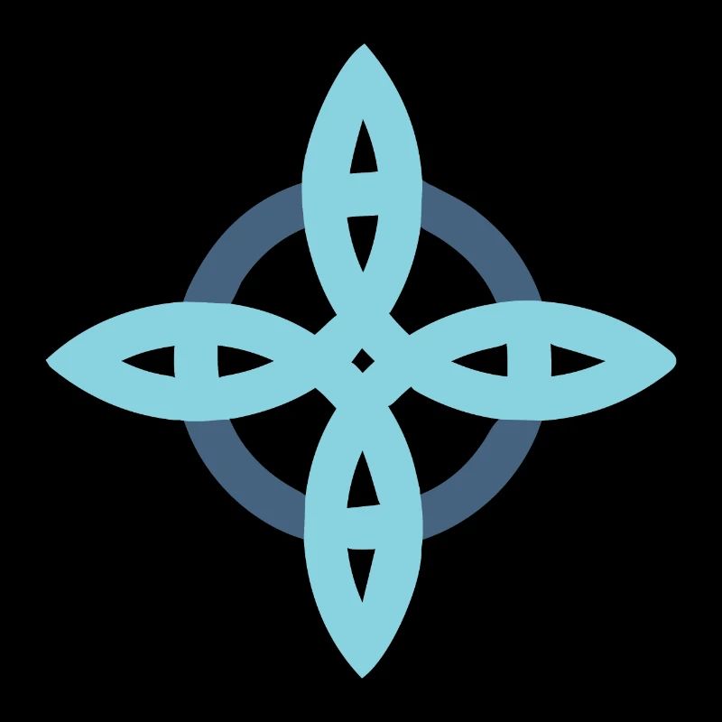 Wiccan symbols witch knot tattoo gift