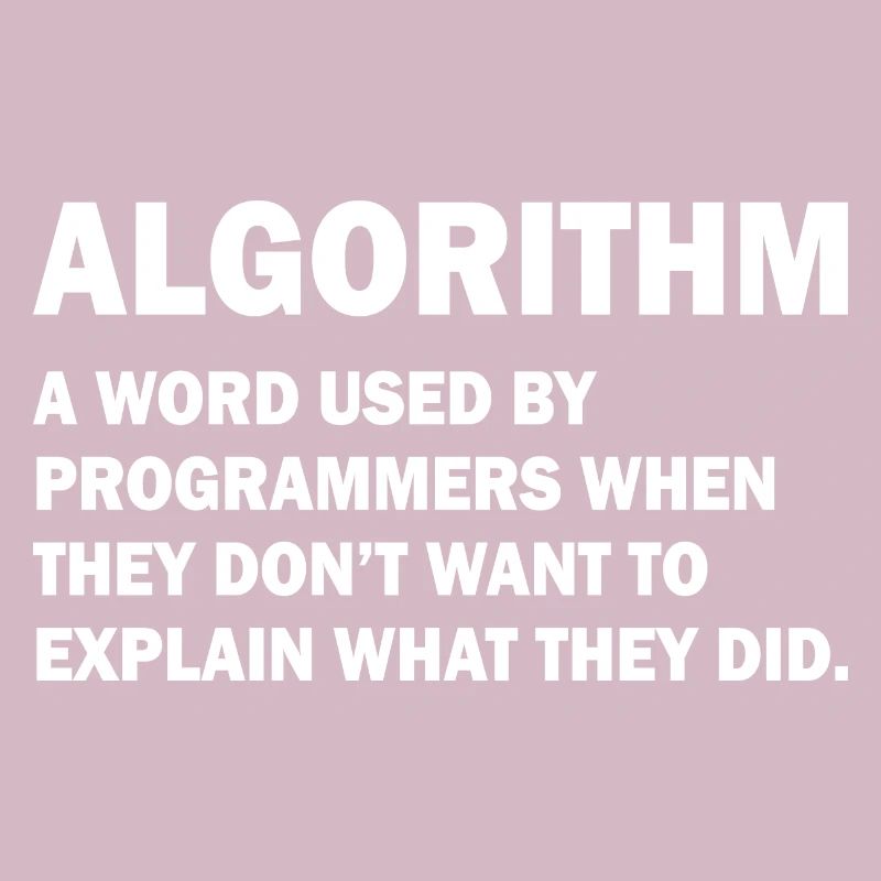 Algorithm Admin Informatique Nerd programmation