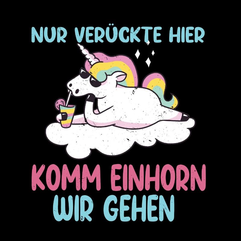 Unicorn Only Crazy Here Unicorn Panda