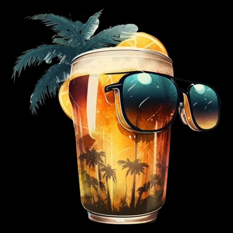 Lunettes de soleil d’été Palms et bière