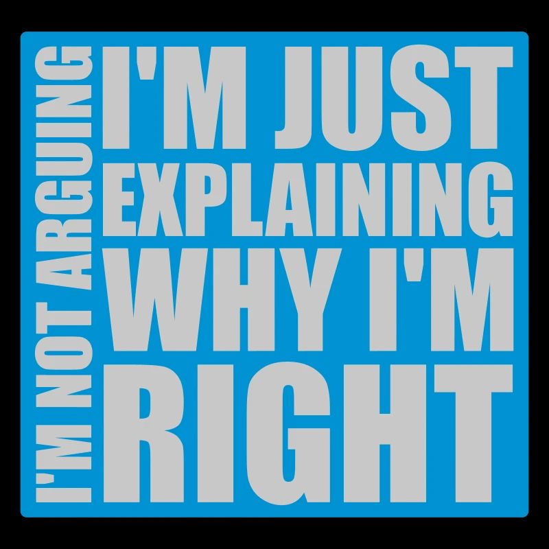 I m not arguing