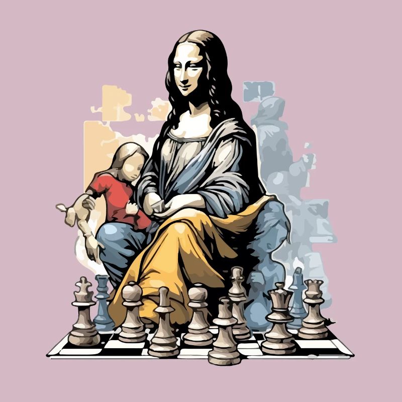 Mona im Schachklub