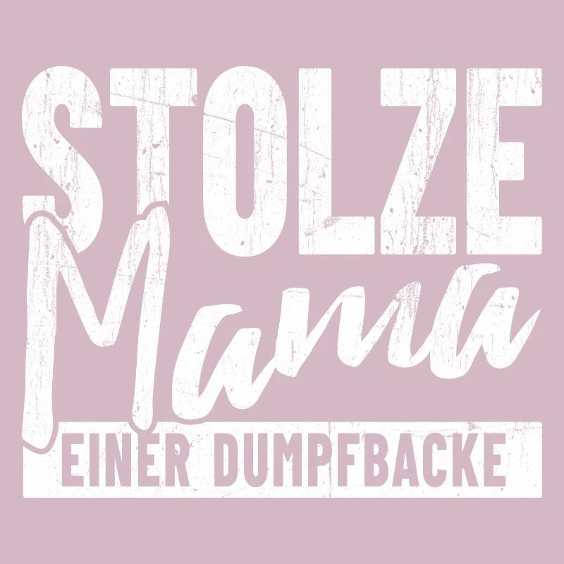 Stolze Mama einer Dumpfbacke