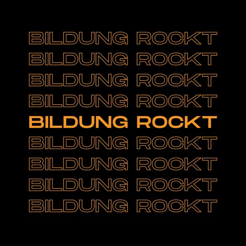Bildung rockt Typographie