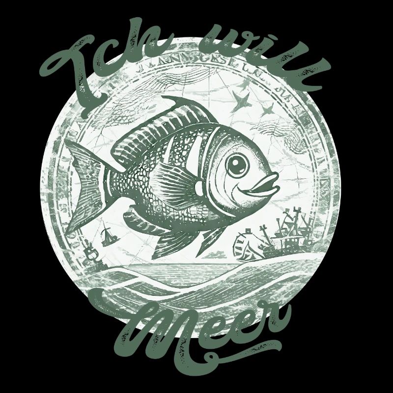 Ich will Meer - Vintage Fish