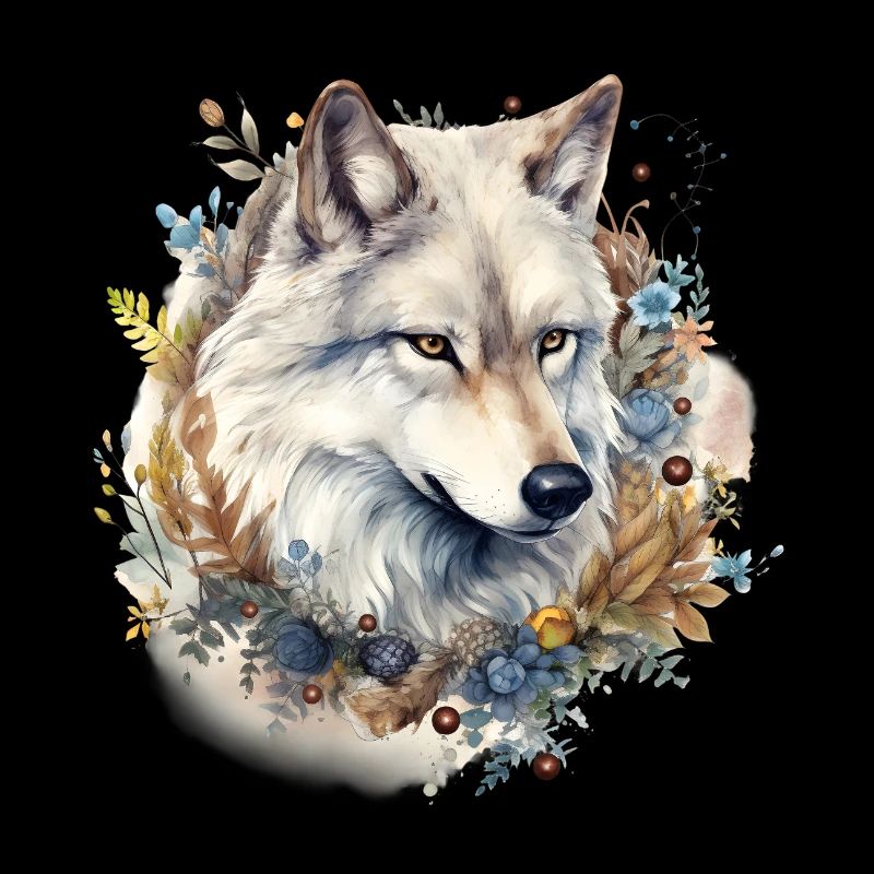 Liebliches Wolfsgesicht