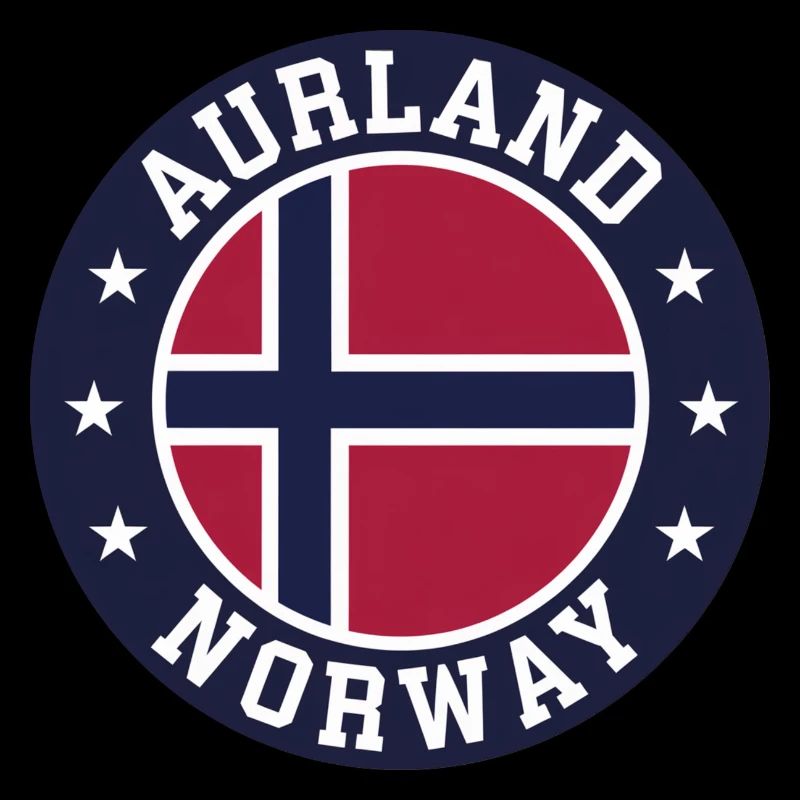 Drapeau Aurland Norway