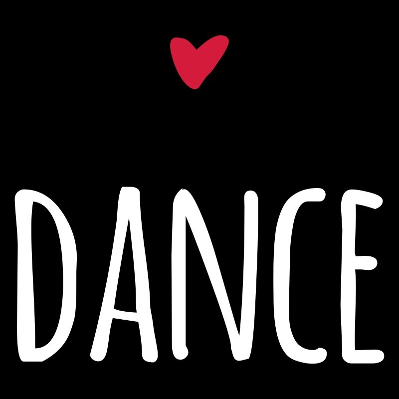Conception de danse mignonne pour tous ceux qui aiment danser