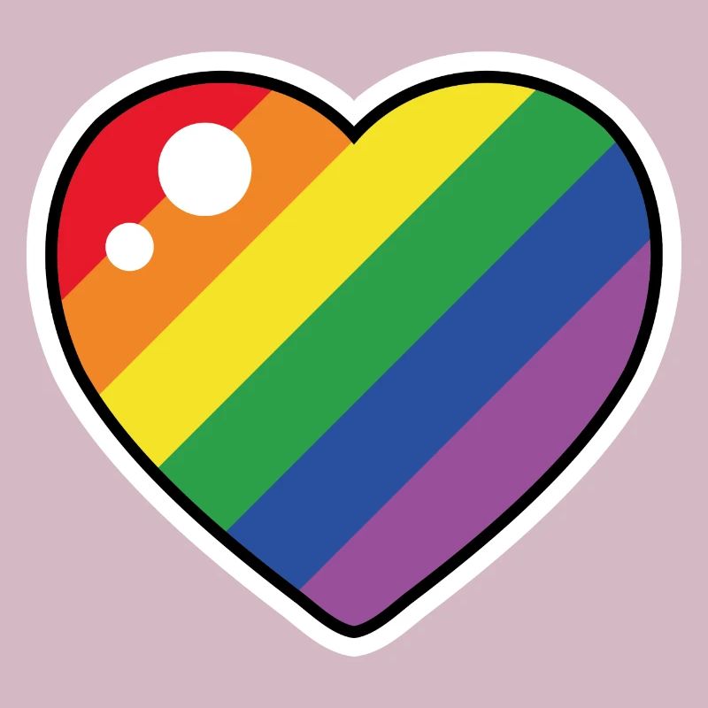 Heart (Pride Flag)
