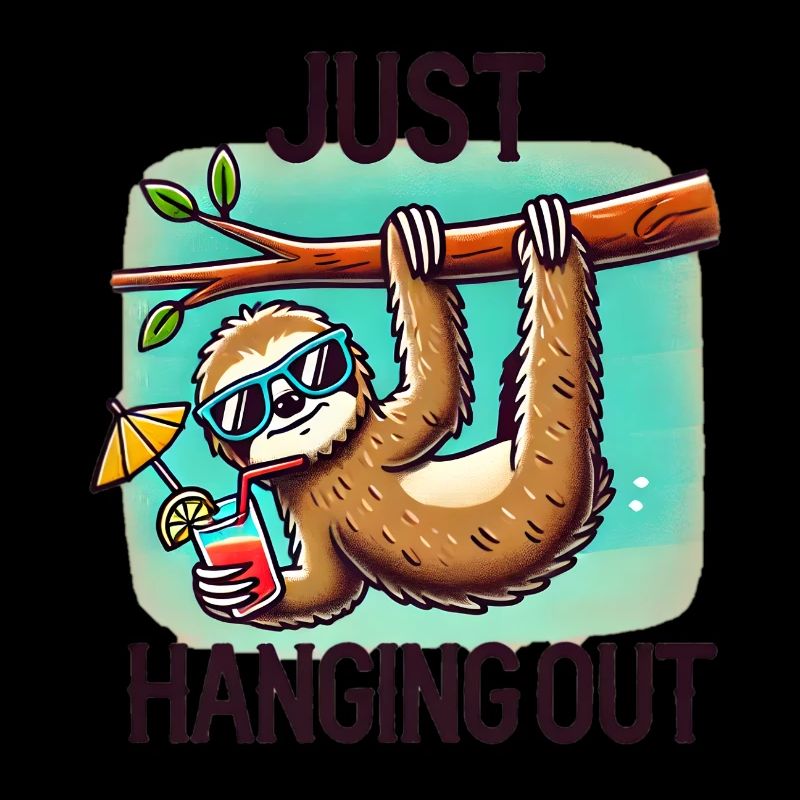Just Hanging Out – Relaxed as a sloth