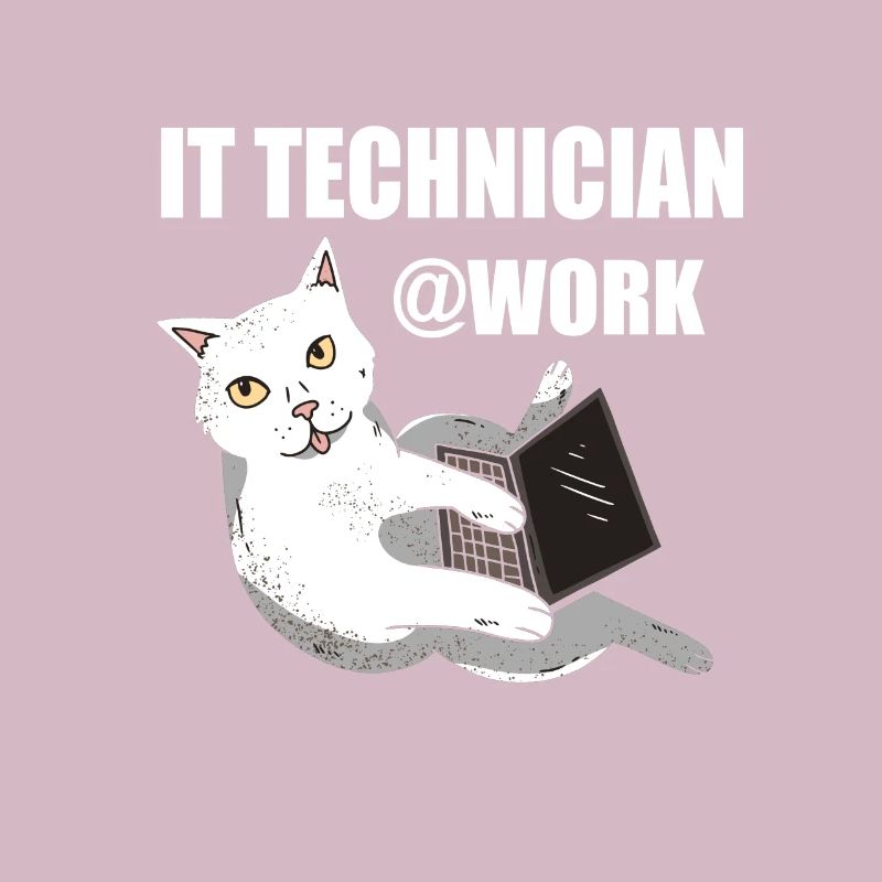 IT Technician Cat Programmer Techie