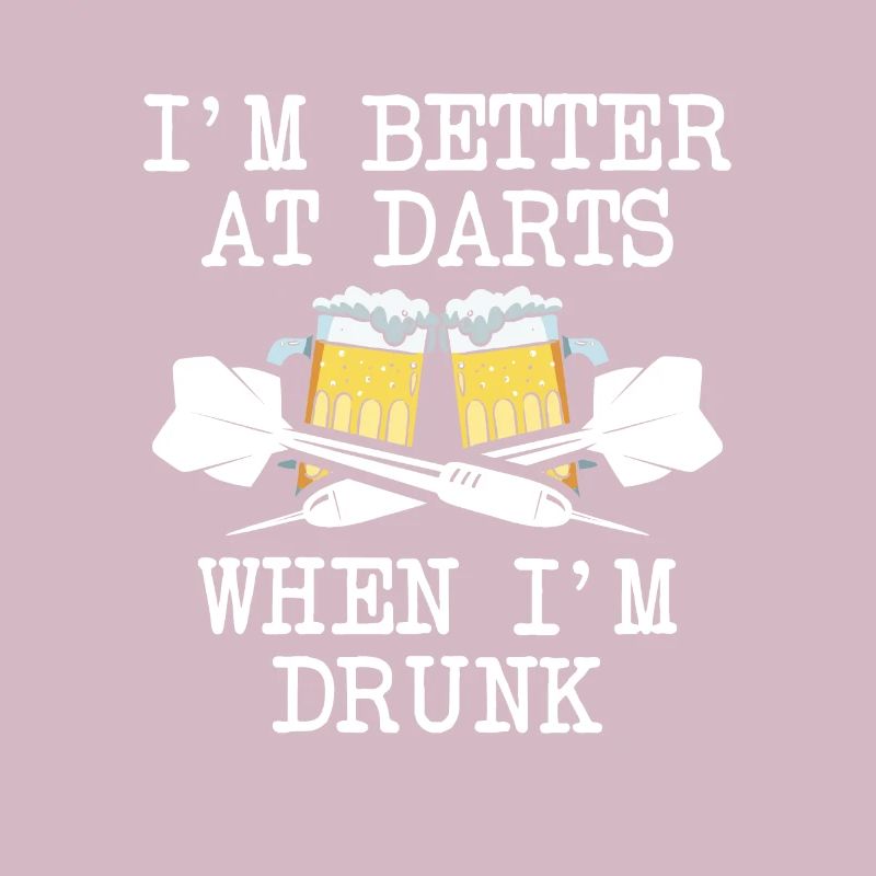 Ich bin besser im Dart mit Bier