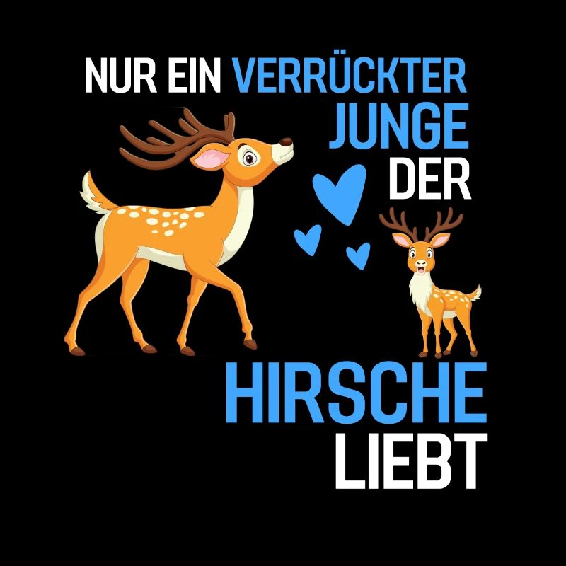 Waldtier Jungen Tierliebhaber Geschenk Hirsch