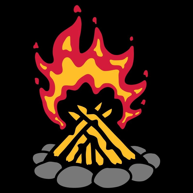 Steine Lagerfeuer Camping Feuer