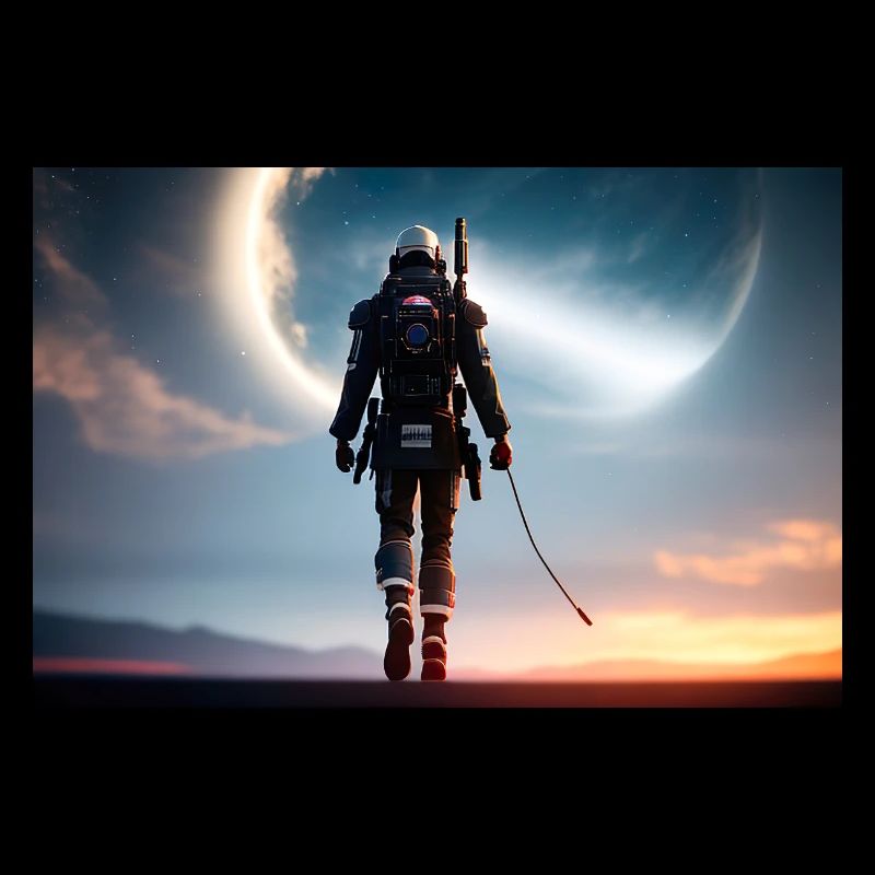 Astronaute dans l’espace