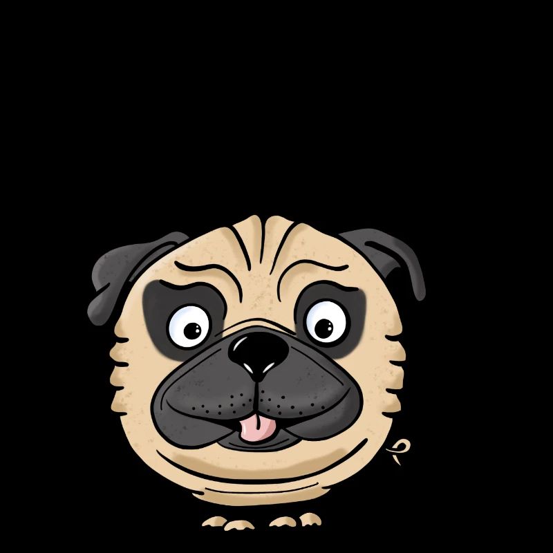 Mops Lächeln
