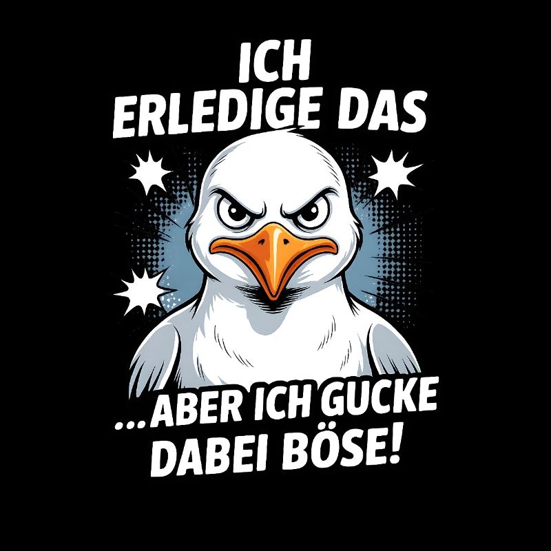 Ich mach das aber ich gucke dabei böse Möwe