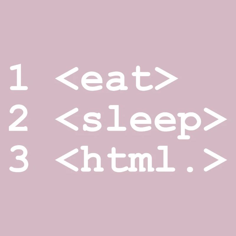 Manger du sommeil HTML