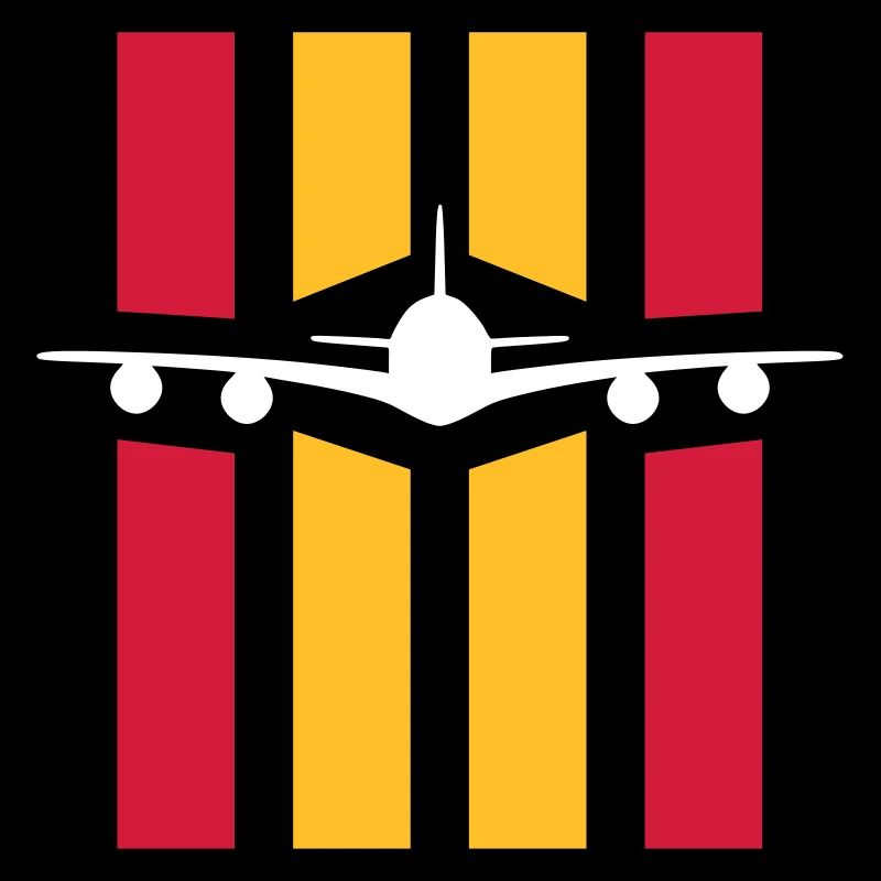★ Design colors changeable ★ Airplane in front of 4 strips