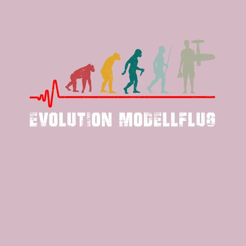 Model flight evolution retro vintage gift