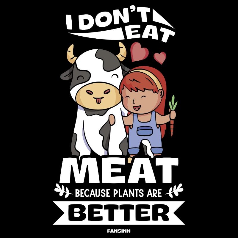 Ich esse kein Fleisch Tierschutz vegan