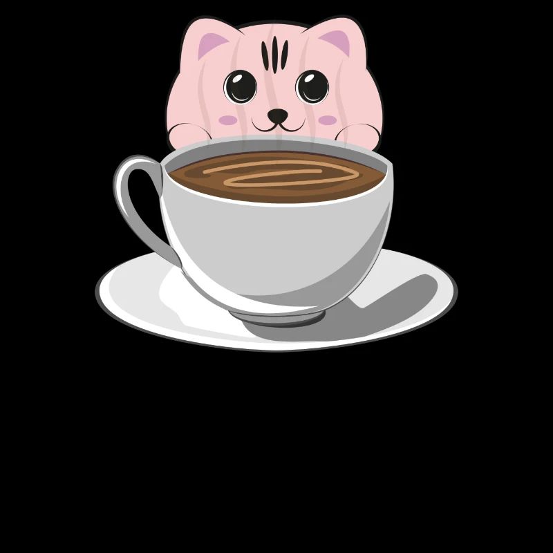 Chat de café