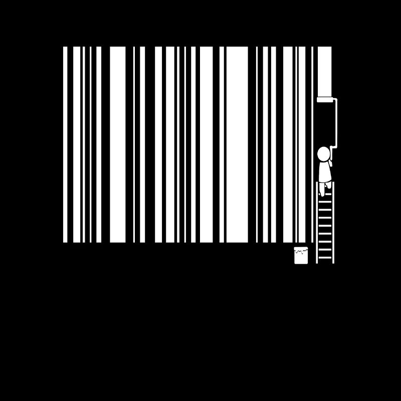 Painter and varnisher profession barcode cool gift