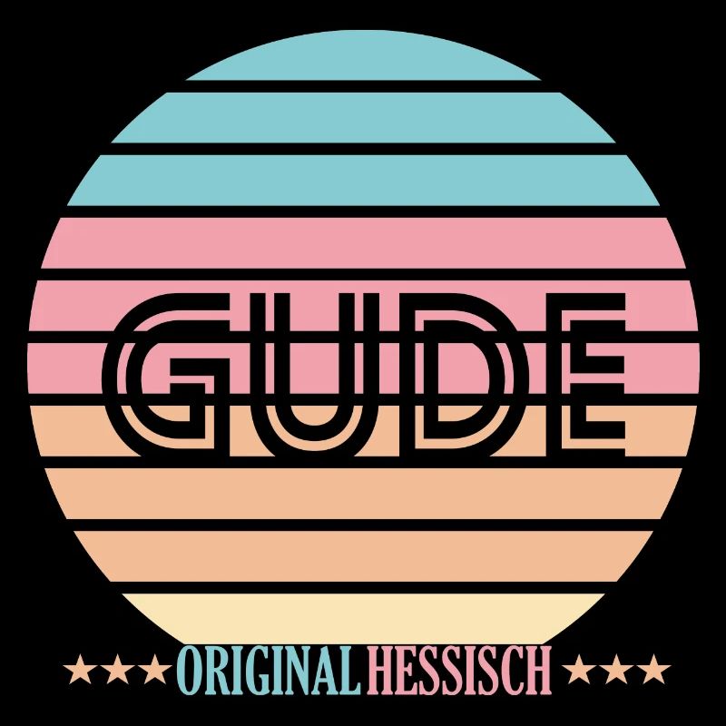 Gude Original Hessian in sunset-look dialect