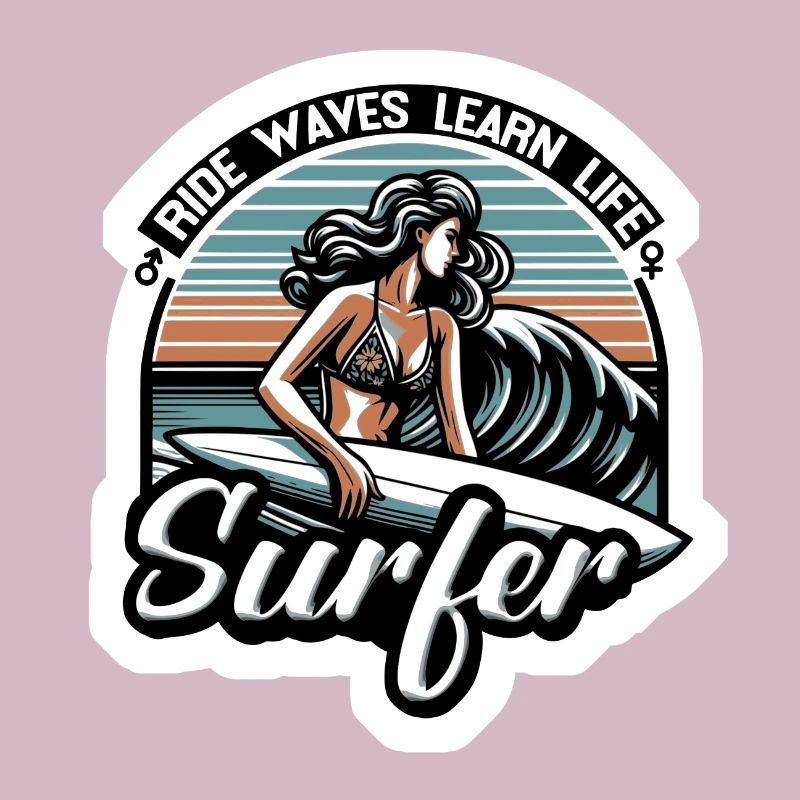 Ride Waves Learn Life