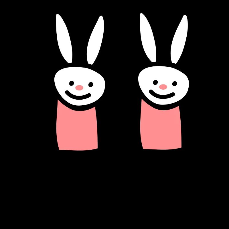 Beste Freunde Hasen